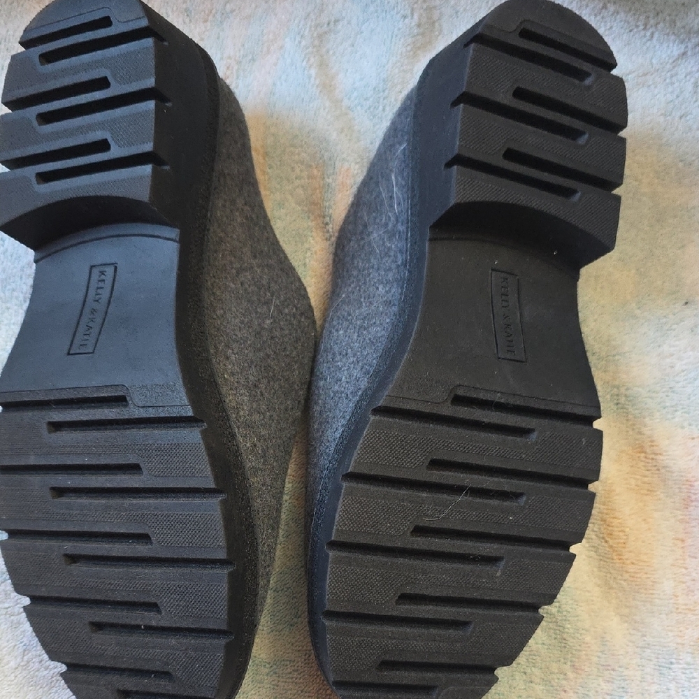 Kelly & Katie Charcoal Mules - Picture 2 of 3
